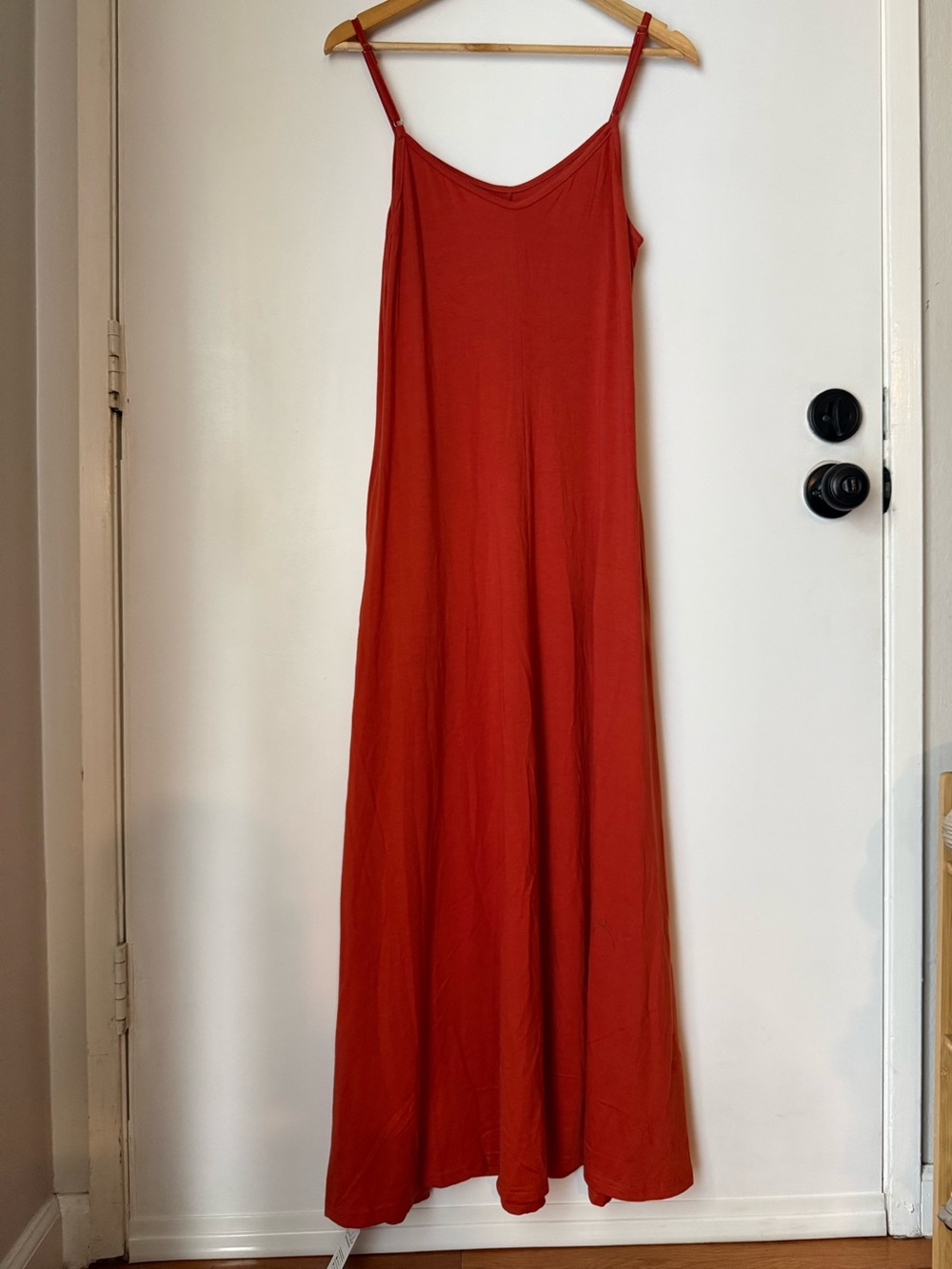 🌟 Cupshe Dark Orange Maxi Dress – Size Medium 🌟